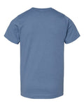 LAT 6101 Youth Fine Jersey Tee - Vintage Indigo - back