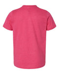 Rabbit Skins 3321 Toddler Fine Jersey Tee - Vintage Hot Pink - back
