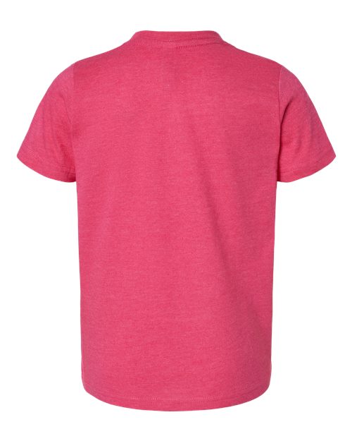 Rabbit Skins 3321 Toddler Fine Jersey Tee - Vintage Hot Pink - back