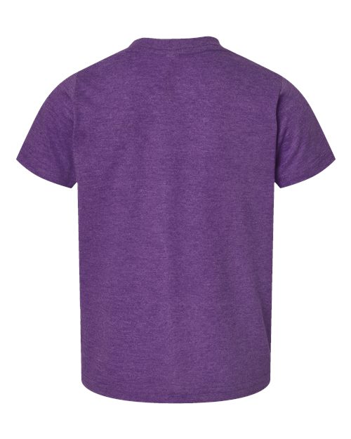 Rabbit Skins 3321 Toddler Fine Jersey Tee - Vintage Purple - back