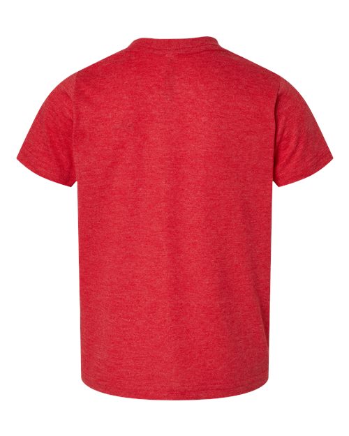 Rabbit Skins 3321 Toddler Fine Jersey Tee - Vintage Red - back