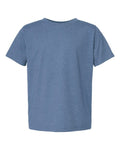 Rabbit Skins 3321 Toddler Fine Jersey Tee - Vintage Indigo - front