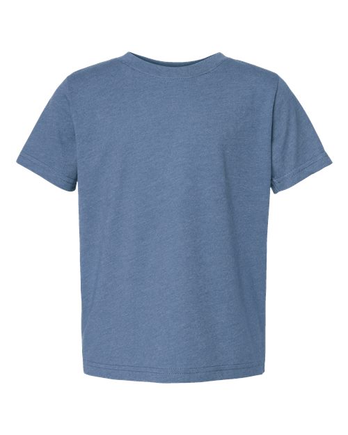 Rabbit Skins 3321 Toddler Fine Jersey Tee - Vintage Indigo - front