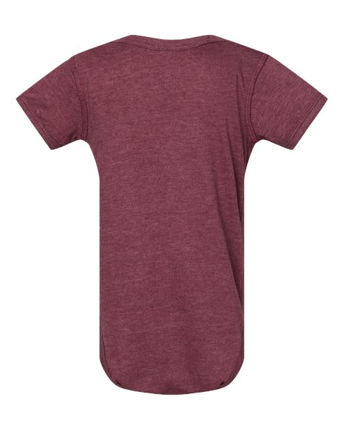 Rabbit Skins 4424 Infant Fine Jersey Bodysuit - Vintage Burgundy - back