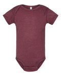 Rabbit Skins 4424 Infant Fine Jersey Bodysuit - Vintage Burgundy - front