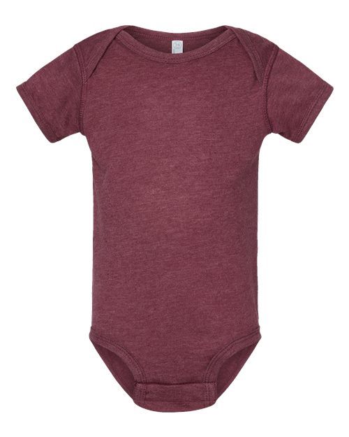 Rabbit Skins 4424 Infant Fine Jersey Bodysuit - Vintage Burgundy - front