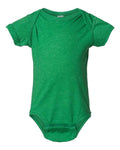 Rabbit Skins 4424 Infant Fine Jersey Bodysuit - Vintage Green - front