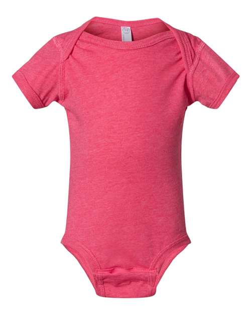 Rabbit Skins 4424 Infant Fine Jersey Bodysuit - Vintage Hot Pink - front