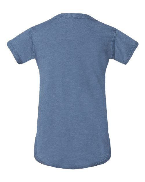 Rabbit Skins 4424 Infant Fine Jersey Bodysuit - Vintage Indigo - back