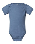 Rabbit Skins 4424 Infant Fine Jersey Bodysuit - Vintage Indigo - front
