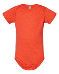 Rabbit Skins 4424 Infant Fine Jersey Bodysuit - Vintage Orange - front