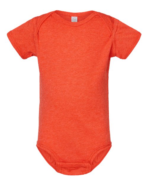 Rabbit Skins 4424 Infant Fine Jersey Bodysuit - Vintage Orange - front