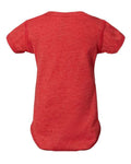 Rabbit Skins 4424 Infant Fine Jersey Bodysuit - Vintage Red - back