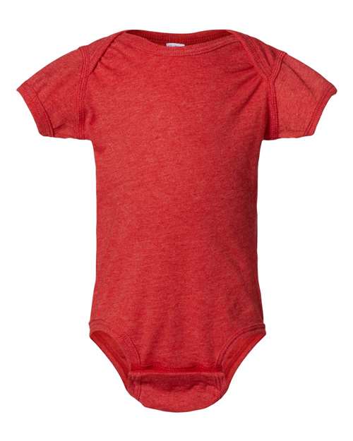 Rabbit Skins 4424 Infant Fine Jersey Bodysuit - Vintage Red - front