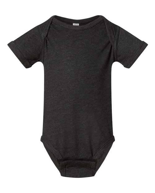 Rabbit Skins 4424 Infant Fine Jersey Bodysuit - Vintage Smoke - front