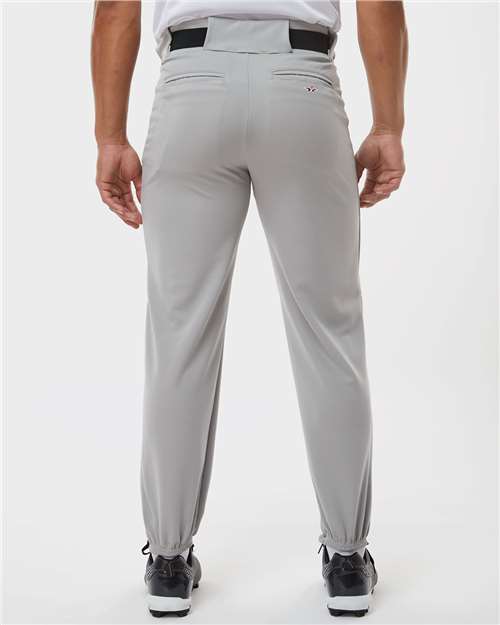 Alleson Athletic 605P Men's Baseball Pants - Grey - model back