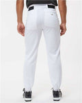 Alleson Athletic 605P Men's Baseball Pants - White - model back