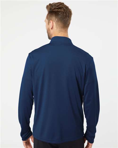 Adidas A401 Men's Ultimate365 Lightweight Quarter-Zip Pullover - Collegiate Navy - model back