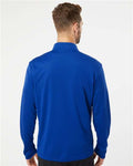 Adidas A401 Men's Ultimate365 Lightweight Quarter-Zip Pullover - Collegiate Royal - model back