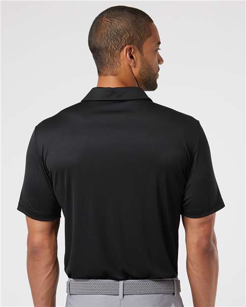 Adidas A324 Men's 3-Stripes Chest Polo - Black/ White - model back