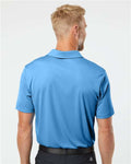 Adidas A324 Men's 3-Stripes Chest Polo - Lucky Blue/ White - model back