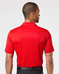 Adidas A324 Men's 3-Stripes Chest Polo - Collegiate Red/ Black - model back