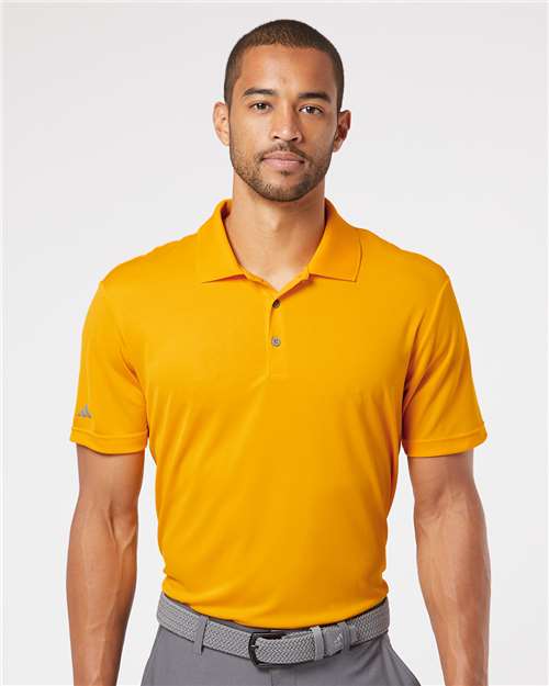 Adidas A230 Men's Performance Polo - Collegiate Gold - model front