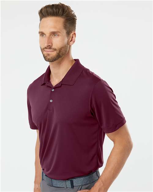 Adidas A230 Men's Performance Polo - Maroon - model side
