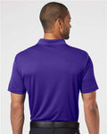 Adidas A230 Men's Performance Polo - Collegiate Purple - model back