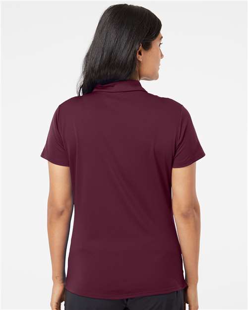 Adidas A231 Women's Performance Polo - Maroon - model back