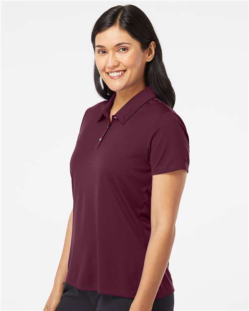 Adidas A231 Women's Performance Polo - Maroon - model side