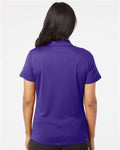 Adidas A231 Women's Performance Polo - Collegiate Purple - model back