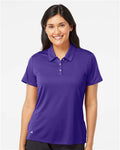 Adidas A231 Women's Performance Polo - Collegiate Purple - model front