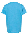 Gildan 5000B Youth Heavy Cotton T-Shirt - Heather Sapphire - back