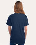 Jerzees 560MR Premium Blend Ring-Spun T-Shirt - Indigo Heather - model back