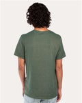 Jerzees 560MR Premium Blend Ring-Spun T-Shirt - Military Green Heather - model back