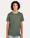 Jerzees 560MR Premium Blend Ring-Spun T-Shirt - Military Green Heather - model front