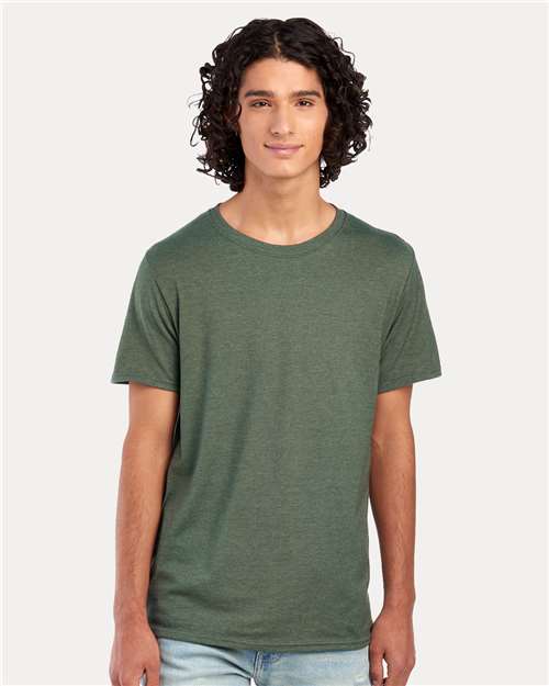 Jerzees 560MR Premium Blend Ring-Spun T-Shirt - Military Green Heather - model front