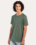 Jerzees 560MR Premium Blend Ring-Spun T-Shirt - Military Green Heather - model side
