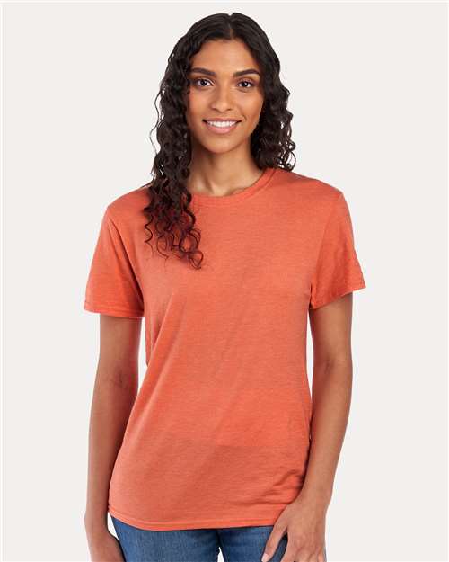 Jerzees 560MR Premium Blend Ring-Spun T-Shirt - Vintage Heather Orange - model front