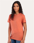 Jerzees 560MR Premium Blend Ring-Spun T-Shirt - Vintage Heather Orange - model side