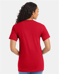 Hanes 5280 Essential-T T-Shirt - Athletic Red - model back