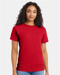 Hanes 5280 Essential-T T-Shirt - Athletic Red - model front