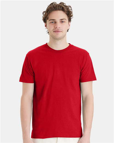Hanes 4980 Perfect-T T-Shirt - Athletic Red - model front