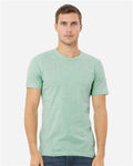 Bella+Canvas BC3001CVC Unisex Heather CVC Short Sleeve Tee - Heather Prism Mint - model front