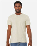 Bella+Canvas BC3001CVC Unisex Heather CVC Short Sleeve Tee - Heather Prism Natural - model front