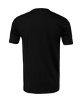 Bella+Canvas 3001CVC Unisex Heather CVC Short Sleeve Tee - Black Heather - back