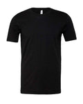 Bella+Canvas 3001CVC Unisex Heather CVC Short Sleeve Tee - Black Heather - front
