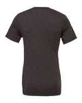 Bella+Canvas 3001CVC Unisex Heather CVC Short Sleeve Tee - Dark Grey Heather - back