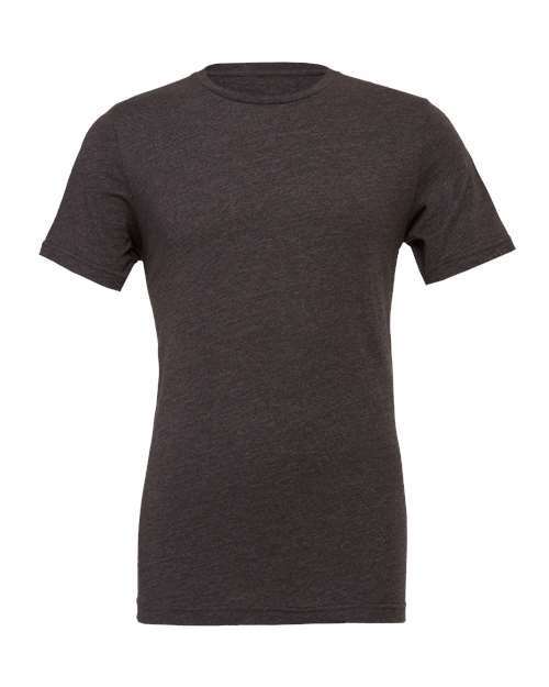 Bella+Canvas 3001CVC Unisex Heather CVC Short Sleeve Tee - Dark Grey Heather - front